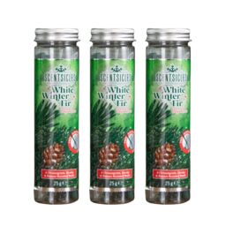 Samuel Alexander 3 PACKS of 6 Scentsicles Scented Hanging Ornaments Sticks - White Winter Fir in Green - thumbnail 7