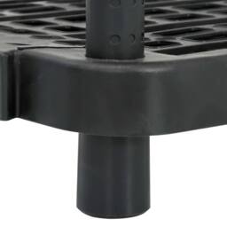 Berkfield Home Storage Shelf 5-Tier Black 93.5x45.5x194.5 cm PP - thumbnail 7