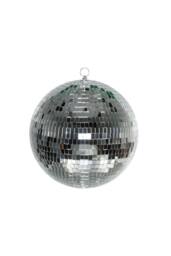KDMD Silver Disco Bauble 30cm Christmas Ornament - thumbnail 2