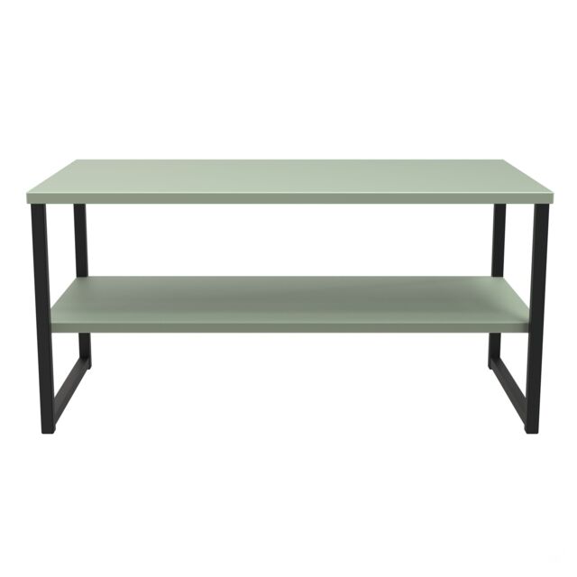 Ready Assembled 2 U Tamworth XXL Coffee Table 1000x500 (Ready Assembled) in Pale Green - image 1