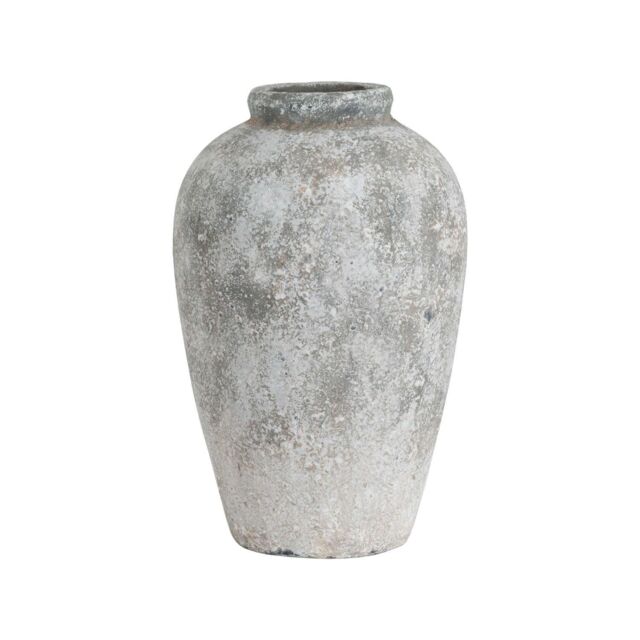 Love Lace Aged Stone Tall Ceramic Vase - image 1