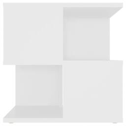 Berkfield Home Side Table White 40x40x40 cm Engineered Wood - Size: 40 x 40 x 40 cm - thumbnail 5