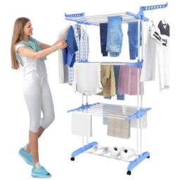 Trendi 4 TIER POLES CLOTHES DRYER in Blue