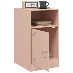 Berkfield Home Bedside Cabinets 2pcs Pink 34.5x39x62 cm Steel - thumbnail 4