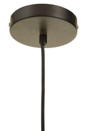 Orsina Rattan Pendant Lamp, Durable in Black - thumbnail 4
