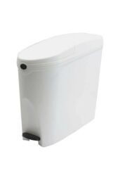ProKleen White Pedal Operated Toilet Sanitary Bin 20 Litre Capacity