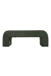 Living and Home Green Chic Modern Ottoman Bench - thumbnail 4