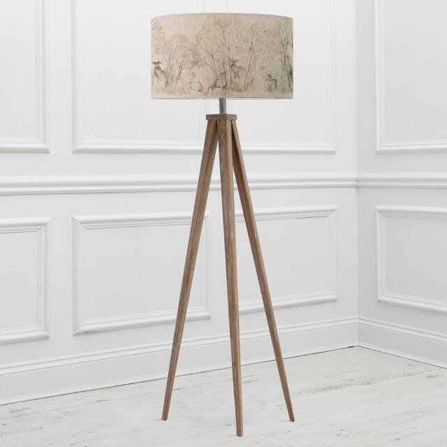 Voyage Maison Aratus Floor Lamp With Enchanted Forest Eva Lampshade in Beige - image 1