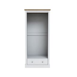 Lemon Pavilion Furniture Devon 2 Door Wardrobe - L56 x W79.7 x H181.5 cm - White - Size: 1 Pack - thumbnail 2