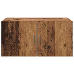 Berkfield Home Wall Cabinet Old wood 80 x 42.5 x 40 cm Engineered wood in Brown - thumbnail 6