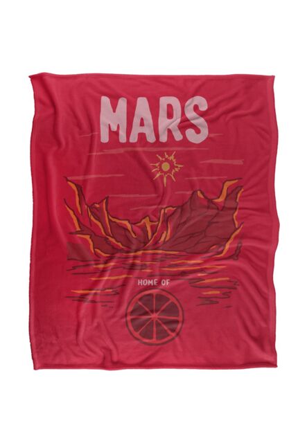 Warner Brothers Dco Martian Manhunter Officially Licensed Silky Touch Super Soft Throw Blanket 152 x 127 cm in White - image 1