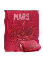 Warner Brothers Dco Martian Manhunter Officially Licensed Silky Touch Super Soft Throw Blanket 152 x 127 cm in White - thumbnail 2