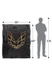 General Motors Pontiac Galvanized Firebird Silky Touch Super Soft Throw Blanket 152 X 127 cm in White - thumbnail 5