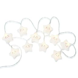 ValueLights Set of 10 Battery Powered Star Fairy String Lights in White - thumbnail 5
