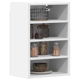 Berkfield Home Hanging Cabinet White 40x29.5x60 cm Engineered Wood - thumbnail 2