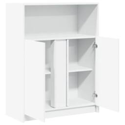 Berkfield Home Sideboard with LED White 77x34x100 cm Engineered Wood - Size: 77 x 34 x 100 cm - thumbnail 9