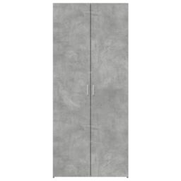 Berkfield Home Highboard Concrete Grey 80x42.5x185 cm Engineered Wood - thumbnail 4