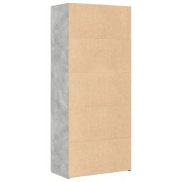 Berkfield Home Highboard Concrete Grey 80x42.5x185 cm Engineered Wood - thumbnail 6