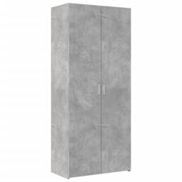 Berkfield Home Highboard Concrete Grey 80x42.5x185 cm Engineered Wood - thumbnail 2
