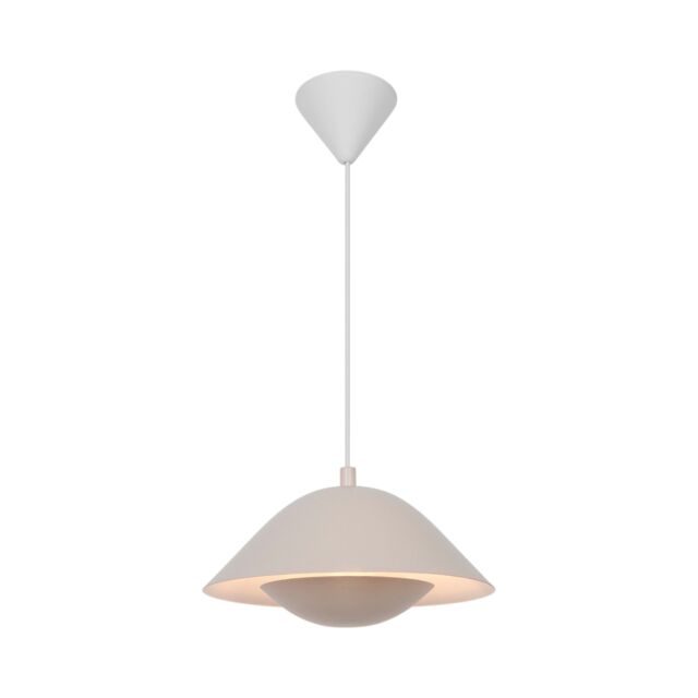 Nordlux Modern Indoor Pendant Light Brown Metal E27 Diffused - Mains Powered, IP20 in Beige - image 1