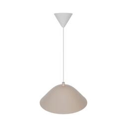 Nordlux Modern Indoor Pendant Light Brown Metal E27 Diffused - Mains Powered, IP20 in Beige - thumbnail 3