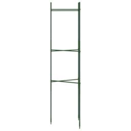 Berkfield Home Tomato Cages 8 pcs 116 cm Steel & PP in Green - thumbnail 6