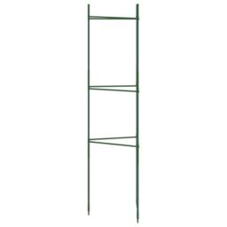 Berkfield Home Tomato Cages 8 pcs 116 cm Steel & PP in Green - thumbnail 7