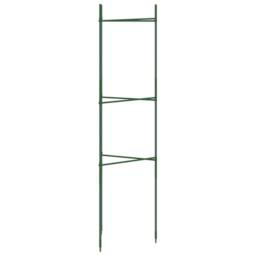 Berkfield Home Tomato Cages 8 pcs 116 cm Steel & PP in Green - thumbnail 4