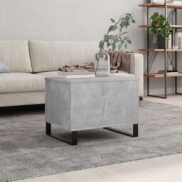 Berkfield Home Coffee Table Concrete Grey 60x44.5x45 cm Engineered Wood - thumbnail 1