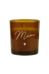 Personalised Memento Company Personalised Amber Glass Candle