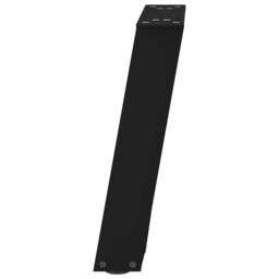 Berkfield Home Coffee Table Legs U-Shaped 2 pcs Black 38x(42-43) cm Steel - thumbnail 6