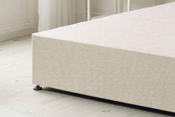 Somnior Premier Divan Bed Base With 4 Drawers & Headboard Tweed in Natural - Size: Small Double - thumbnail 2