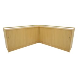 Monstershop Apollo LED Shop Counter Set LM60 & 2 x K1500 - Maple in Beige - thumbnail 2