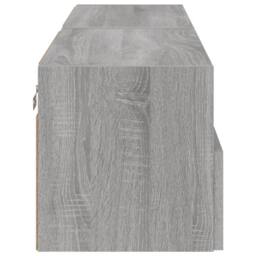 Berkfield Home TV Wall Cabinets 2 pcs Grey Sonoma 60x30x30 cm Engineered Wood - Size: 60 x 30 x 30 cm - thumbnail 9