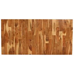 Berkfield Home Dining Table Solid Acacia & Mango Wood 180x90x76 cm in Brown - Size: 180 x 90 x 76 cm - thumbnail 6
