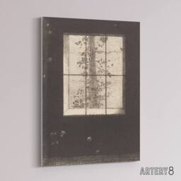 "Artery8 Le Jour Day Window View Redon Vintage Canvas Wall Art in Grey - Size: W18"" x H24""" - thumbnail 2