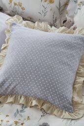 Helena Springfield 'Ness' Cotton Cushion in Lilac - Size: 45 cm x 45 cm - thumbnail 2