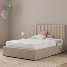 Catherine Lansfield Bonnell Luxe Memory Foam Hybrid Mattress in White - Size: Small Double - thumbnail 7