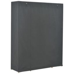 Berkfield Home Wardrobe Grey 135x40x170 cm Fabric - Size: 135 x 40 x 170 cm - thumbnail 3