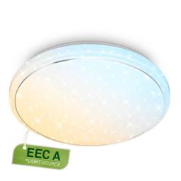 BRILONER Starry Sky LED Ceiling Light Lamp 19.5W 4450lm Ultra Efficient 480mm in White - thumbnail 2