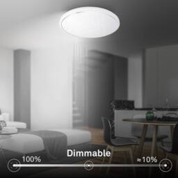 BRILONER Starry Sky LED Ceiling Light Lamp 19.5W 4450lm Ultra Efficient 480mm in White - thumbnail 6