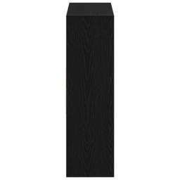 Berkfield Home Decorative Book Cabinet Black Oak 97.5x29.5x100 cm Engineered Wood - thumbnail 6