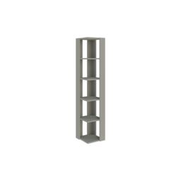 Decortie Nati' Tall Corner Bookcase Modern Shelving Unit 161cm in Green - Size: 1 Pack - thumbnail 2