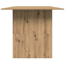 Berkfield Home Dining Table Artisan Oak 180x90x76 cm Engineered Wood in Brown - Size: 180 x 90 x 76 cm - thumbnail 6