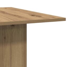 Berkfield Home Dining Table Artisan Oak 180x90x76 cm Engineered Wood in Brown - Size: 180 x 90 x 76 cm - thumbnail 8