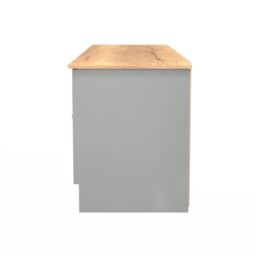 Ready Assembled 2 U Albert 2 Door 2 Drawer Superwide TV Unit (Ready Assembled) in Dark Grey - thumbnail 3