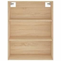Berkfield Home Highboard Sonoma Oak 69.5x34x180 cm Engineered Wood in Brown - thumbnail 6