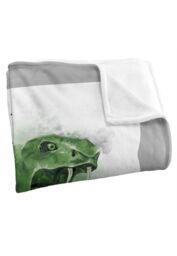Warner Brothers Harry Potter Slytherin Wash Blanket 152 x 127 cm in White - thumbnail 3
