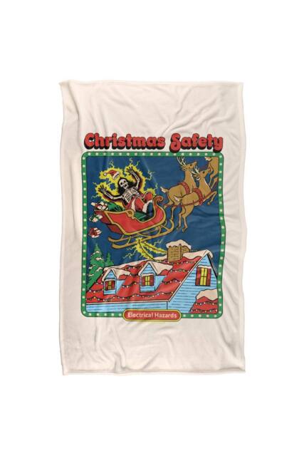 Steven Rhodes Christmas Safety Silky Touch Super Soft Throw Blanket - Size: Large - image 1