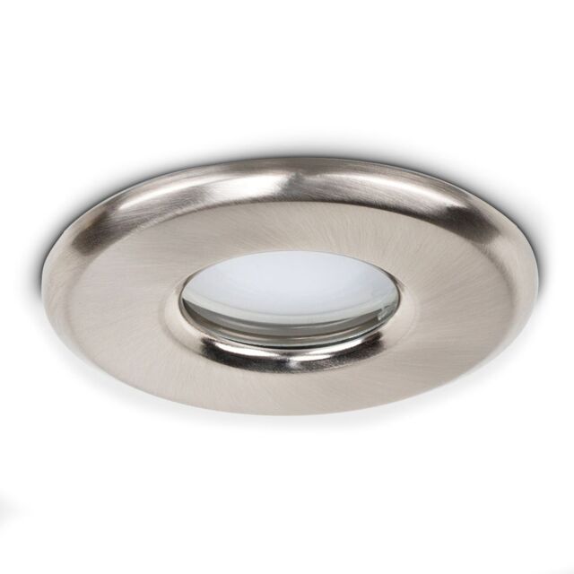 ValueLights Downlight IP65 Ceiling Light Fitting Single Pack in Silver - image 1
